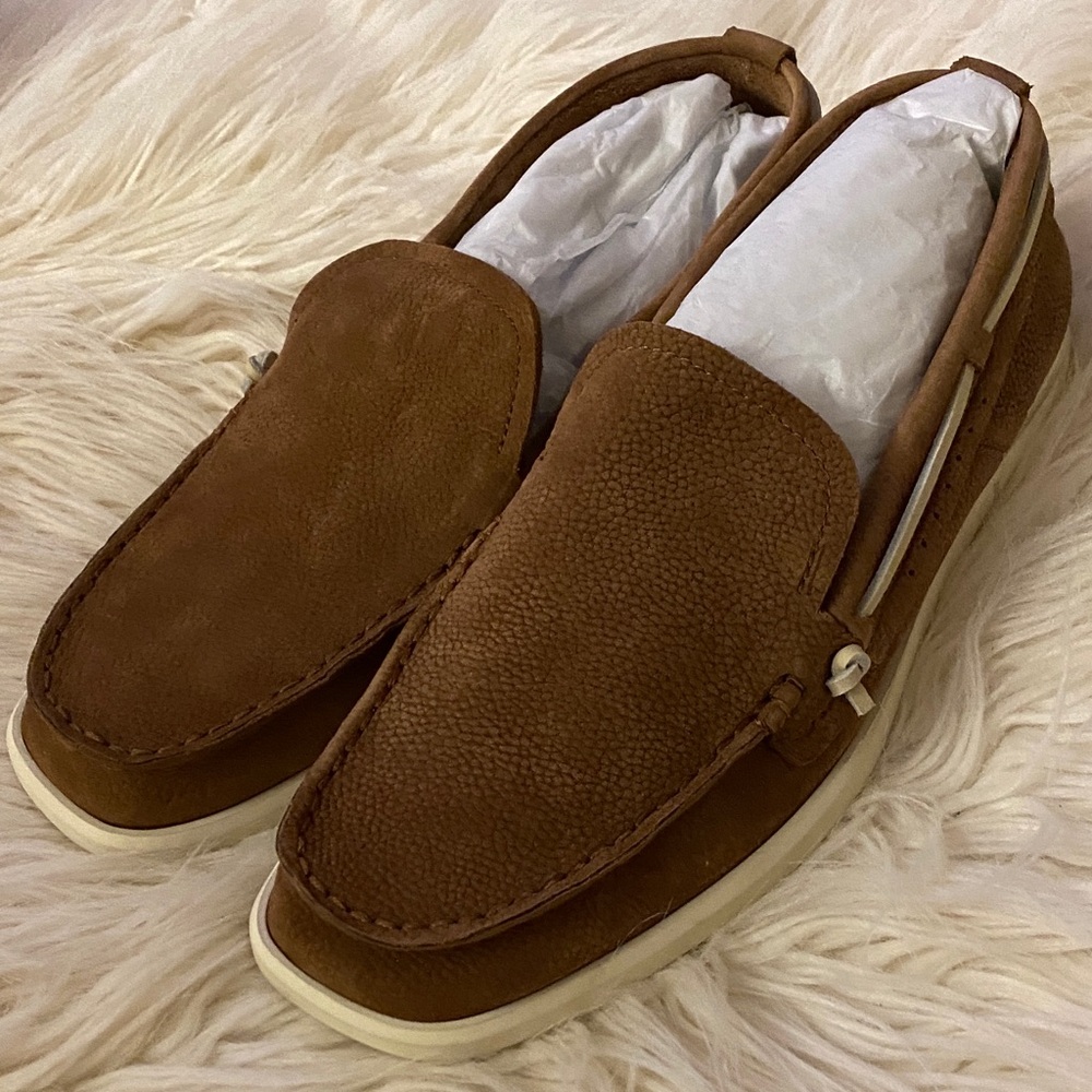 Frye Tan Leather Loafers